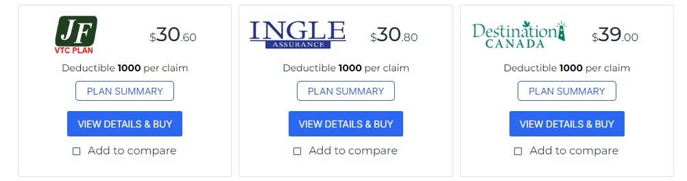 访加旅游保险 在线报价